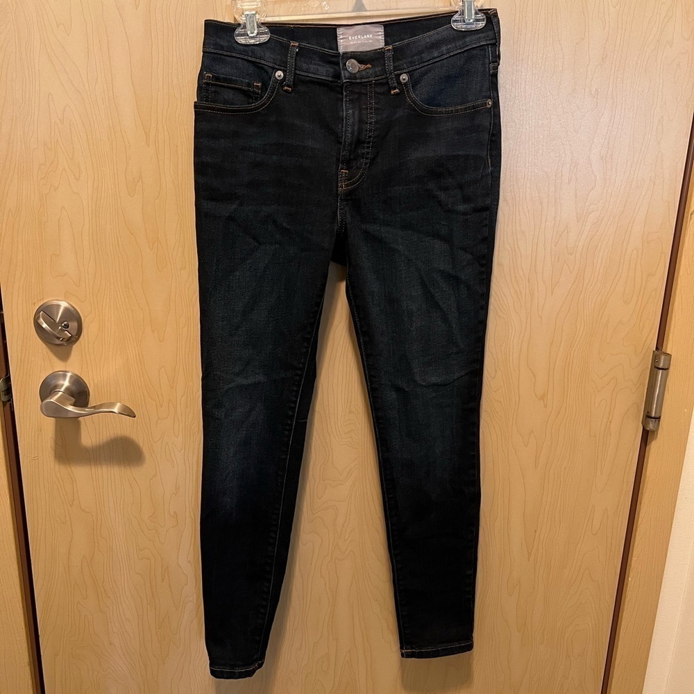 Everlane mid rise skinny jeans